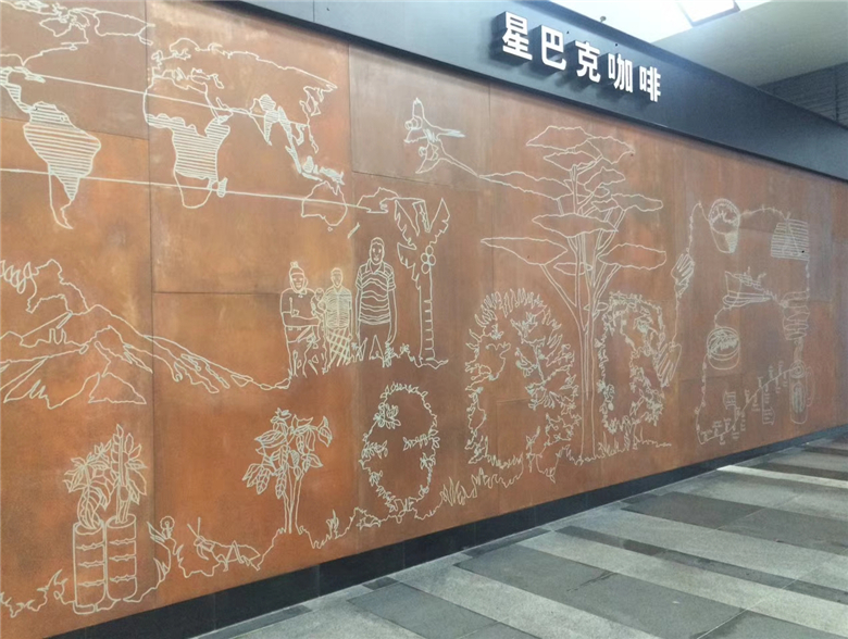 易县耐候钢幕墙